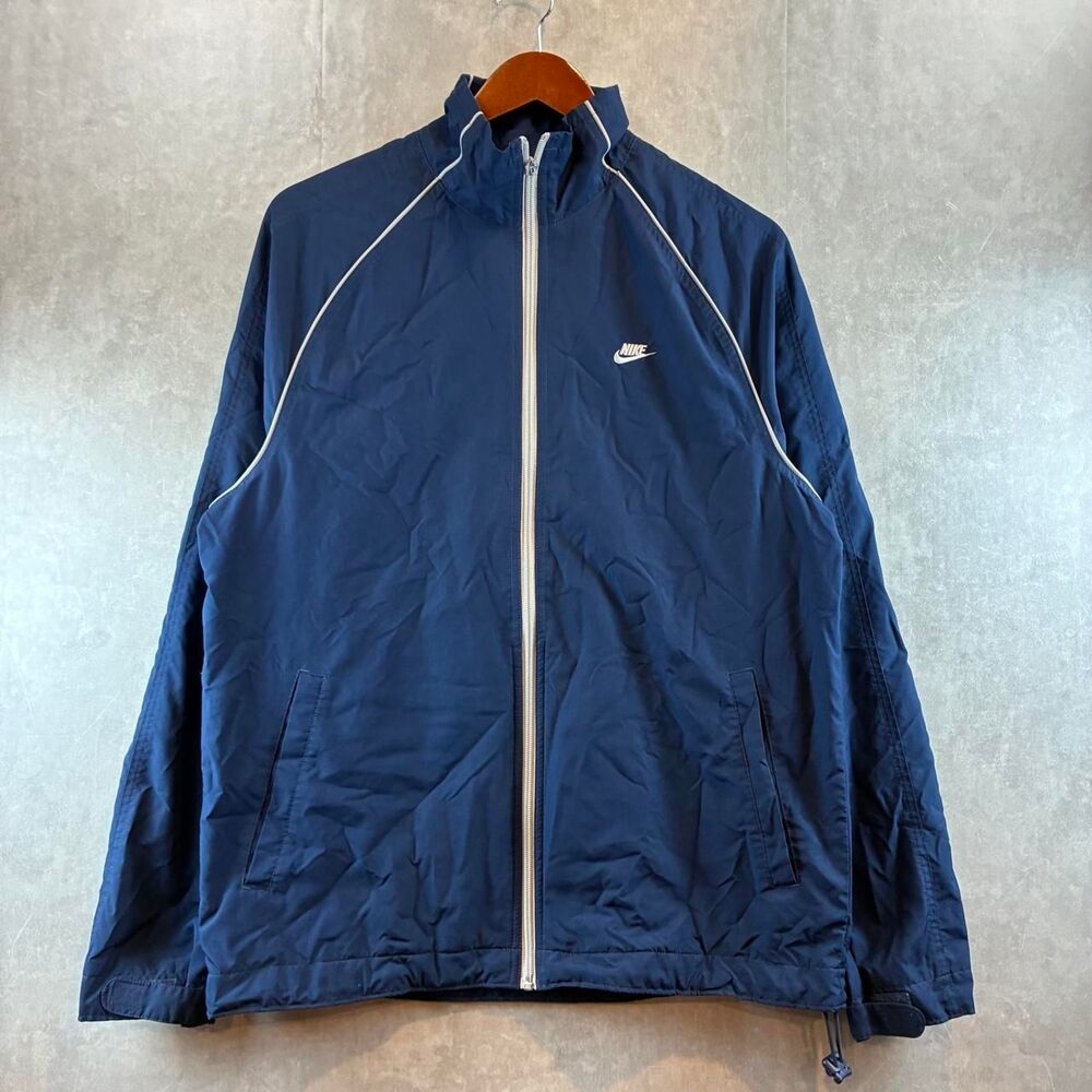 Nike Men's Navy and Blue Jacket